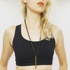 Falke Basic black sports bralette